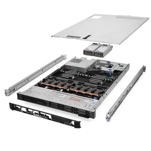 Dell PowerEdge R640 Server 2.00Ghz 40-Core 256GB RAM 2x 2TB 6x Caddies Rails - Picture 1 of 5