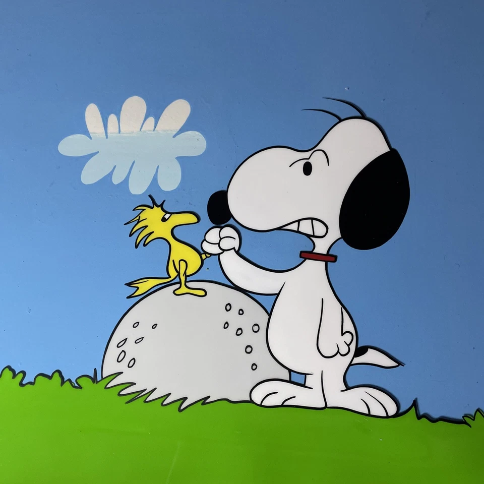 PEANUTS animation Cel CHARLES SCHULZ Publicity Art vintage Cartoons ORIGINAL I8 - Image 1 of 4