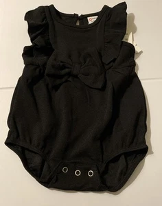 Pat Pat Girls Black Romper Size 3-6 Months - Picture 1 of 6