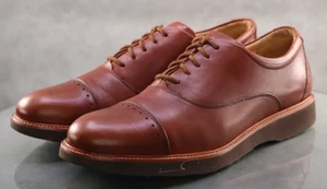 Samuel Hubbard Market $285 Men's Cap Toe Oxfords Dress Shoes Size 12 M M2140-065 - Picture 1 of 11