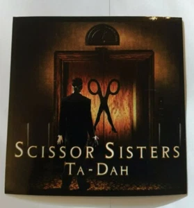 Scissor Sisters Ta-Dah Promo Sticker 4"x4". Mint original 2006. FREE shipping. - Picture 1 of 2