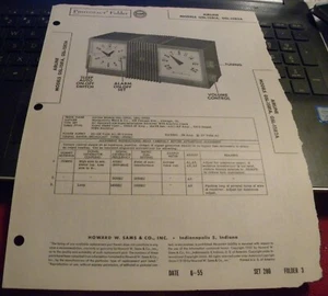 RECEPTOR AIRLINE AM CON RELOJ ELÉCTRICO - 2 MODELOS (SAMS PHOTOFACT 280-3) - Imagen 1 de 1