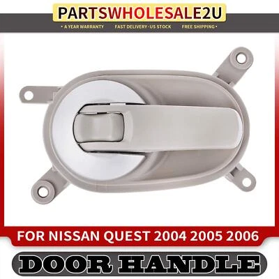 Nueva manija de puerta interior beige del lado del pasajero delantero para Nissan Quest 2004-2006 Foto 1 de 4