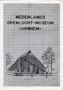 Nederlands Openlucht-Museum -Arnhem- Cross Stitch Chart for Buildings - Picture 1 of 5