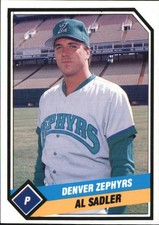 1989 Denver Zephrys CMC #9 Al Sadler