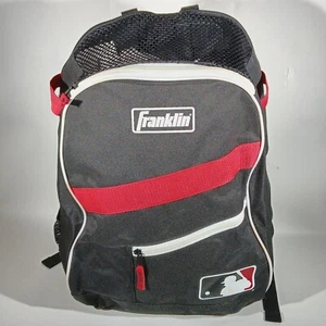 Franklin Sport Baseball Backpack Bat pack Equipment Bag Red Black - VG - Picture 1 of 7
