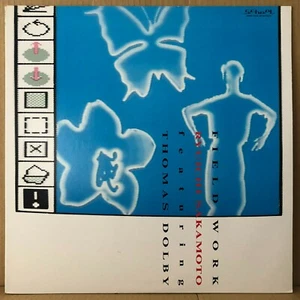 RYUICHI SAKAMOTO / FIELD WORK LP w/Insert JAPAN THOMAS DOLBY YMO MIS-502 - Picture 1 of 4