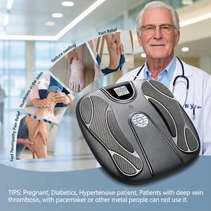 Foot massager relieves neuropathy pain with TENS EMS dual-pulse technology - Picture 1 of 11