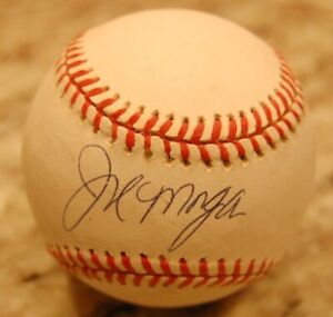 Vintage Joe Morgan Signed Autographed Rawlings OLB-1 Leather Baseball in Case