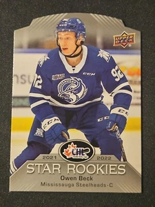 22-23 UD CHL Owen Beck Die Cut Star Rookies 🚨🚨🚨 Montreal Canadiens Prospect - Picture 1 of 2