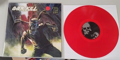 Overkill Feel The Fire Tour Red Vinyl LP Record new - Image 1 of 2