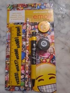 Set cancelleria per bambini Emoji - Foto 1 di 2