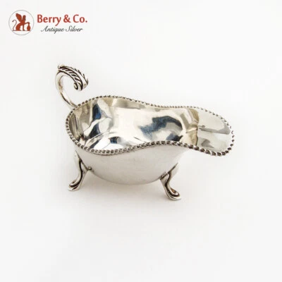 Barco de salsa irlandesa Royal Irish Silver Co plata esterlina 1970 Foto 1 de 4