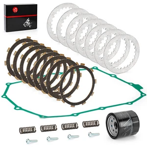 Clutch Friction Plates & Gasket Kit for Honda Shadow ACE Deluxe VT750 CD 1998-03 - Picture 1 of 11