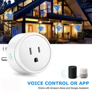 US Plug Smart Power Socket Wi-Fi Wireless Switch Remote Control Timer Outlet - Picture 1 of 12