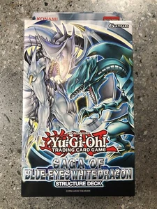 Yu-Gi-Oh! TCG Saga of Blue-Eyes White Dragon Structure Deck New Sealed IN HAND - Picture 1 of 3