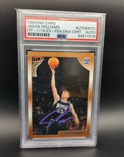 Jason Williams 1998-99 Rookie On Card Auto PSA Authentic Sacramento Kings