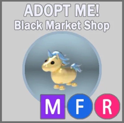 Adopt A Pet from Me - Mega Neon Fly Ride Golden Unicorn MFR- *SAME DAY ...