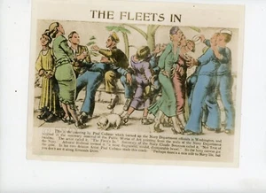 Vintage 1924 China Photograph Chefoo A FUNG Studio FLEETS IN Colored Large Photo - Picture 1 of 2