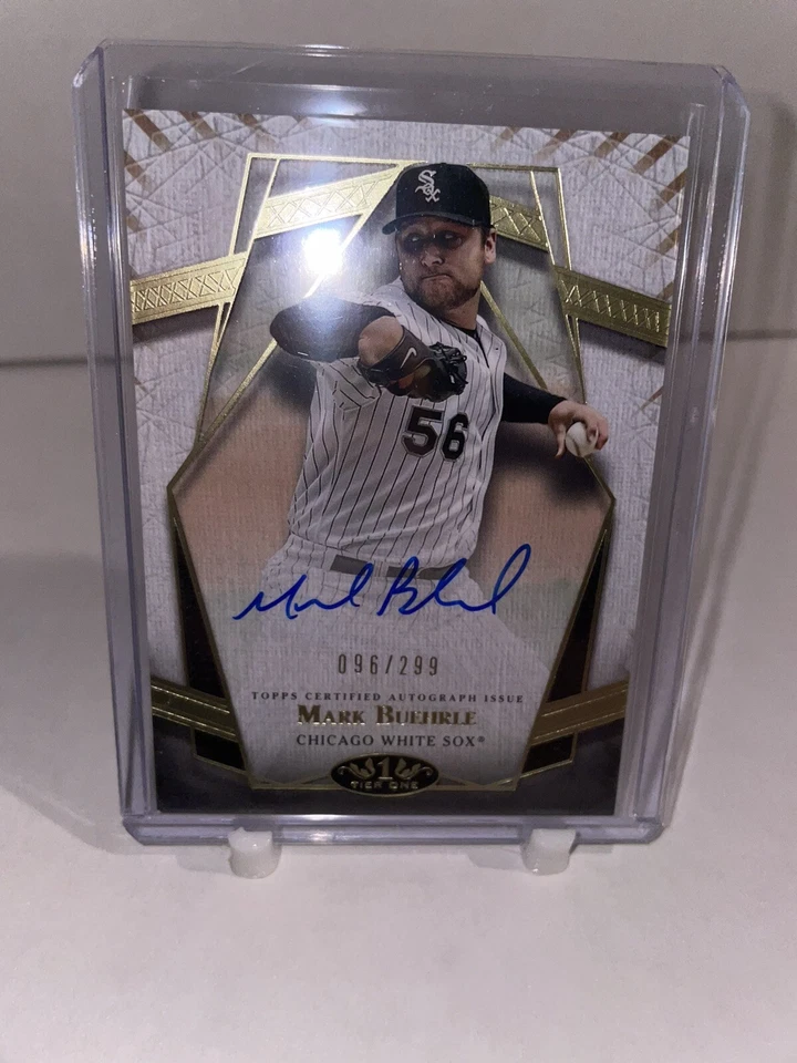Mark Buehrle 2022 TOPPS TIER ONE On Card Auto /299 Chicago Whitesox - Image 1 of 2