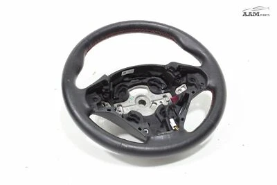 2014-2016 BMW 328I F34 XDRIVE 3 SPOKE STEERING COLUMN WHEEL BLACK LEATHER OEM - Image 1 of 4