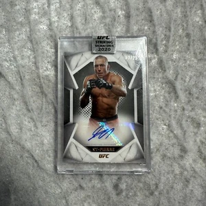 2020 Topps Striking Signatures Card Georges St-Pierre Auto /25 STS-GSP Only One - Picture 1 of 8