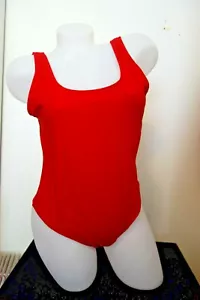Shekini Ladies CLEARANCE Size Large Red One Piece Poly Swimsuit, Lined - Picture 1 of 5