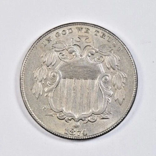 1874 Year US Shield Nickels (1866-1883) for sale | eBay