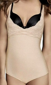 Maidenform Allover Solutions Shapewear Sz Small Lace Nude Adjustable Straps NWT - Picture 1 of 5
