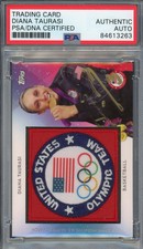 Diana Taurasi Autographed 2016 Topps USA Olympic Signed Patch Card PSA Auto /99D