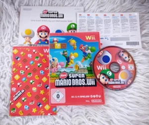 Nintendo Wii Spiel - New Super Mario Bros. Wii - guter Zustand - - Bild 1 von 3