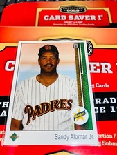 1989 Upper Deck #5 Sandy Alomar Jr. RC San Diego Padres V324 HALF OFF 3+ CARDS