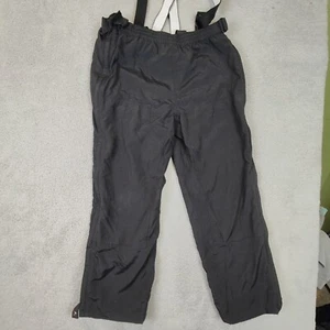 Carhartt Overalls Mens Size Large Black Full Zip Leg Breathable Waist B187 Work - Picture 1 of 18