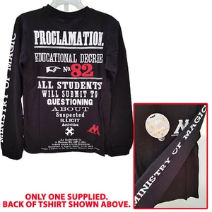 Camiseta Cakeworthy X Harry Potter Manga Larga Ministerio de Magia Top Estampado Espalda - Imagen 1 de 6