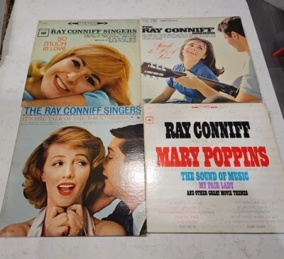 LOT OF 4 THE RAY CONNIFF SINGERS  SPEAK TO ME OF LOVE , SO MUCH LOVE ETC VINYL  - Image 1 of 4