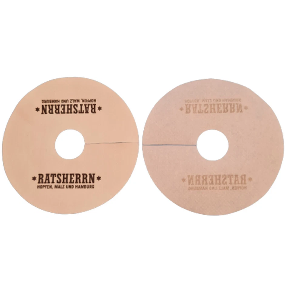 10x Ratsherren Pilsdeckchen Bierrosette Bierdeckel Tropfenfänger Pilskragen - Bild 1 von 1