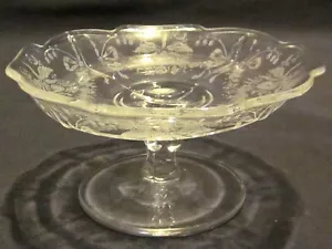 Heisey Orchid Cheese Comport - Picture 1 of 1