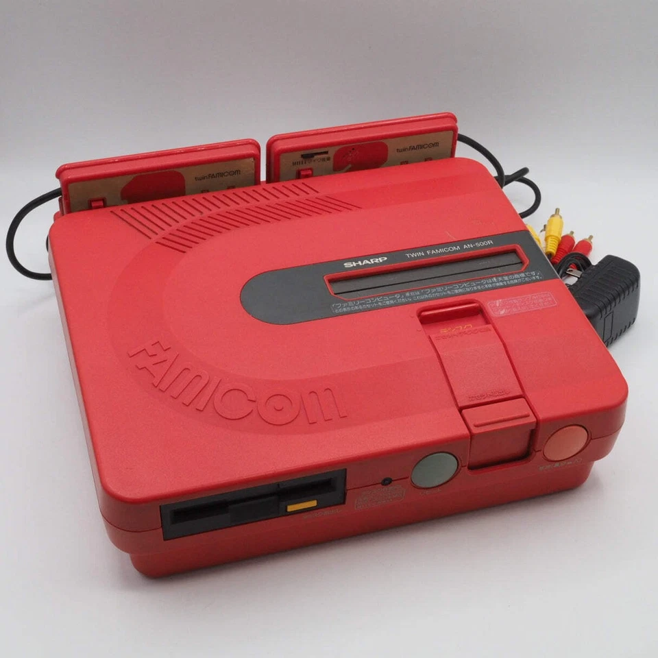 Sistema de console Sharp Twin Famicom AN-500R novo cinto de borracha substituído testado NTSC-J - Imagem 1 de 4