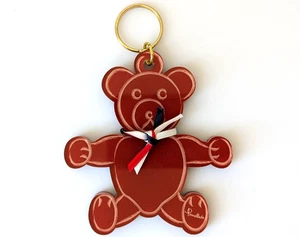 VIP Gift Pomellato Bear Keychain Red Acrylic Teddy Luxury Italian Jewelry Brand - Picture 1 of 8