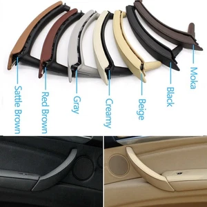 For BMW X5 X6 E70 E71 E72 2007-2013 Interior Door Pull Handle with Leather Cover - Picture 1 of 30
