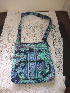 Vera Bradley Hipster Rhapsody Floral Crossbody Shoulder Bag Adjustable - Picture 1 of 8