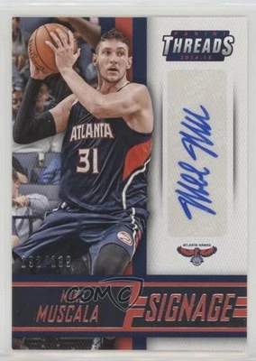 2014-15 Panini Threads Signage /199 Mike Muscala #14 Auto - Image 1 of 2