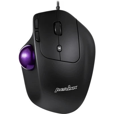 Perixx PERIMICE-520  Ergonomische Maus Kabelgebunden    Schwarz 8 Tasten 2 dp... - Bild 1 von 4