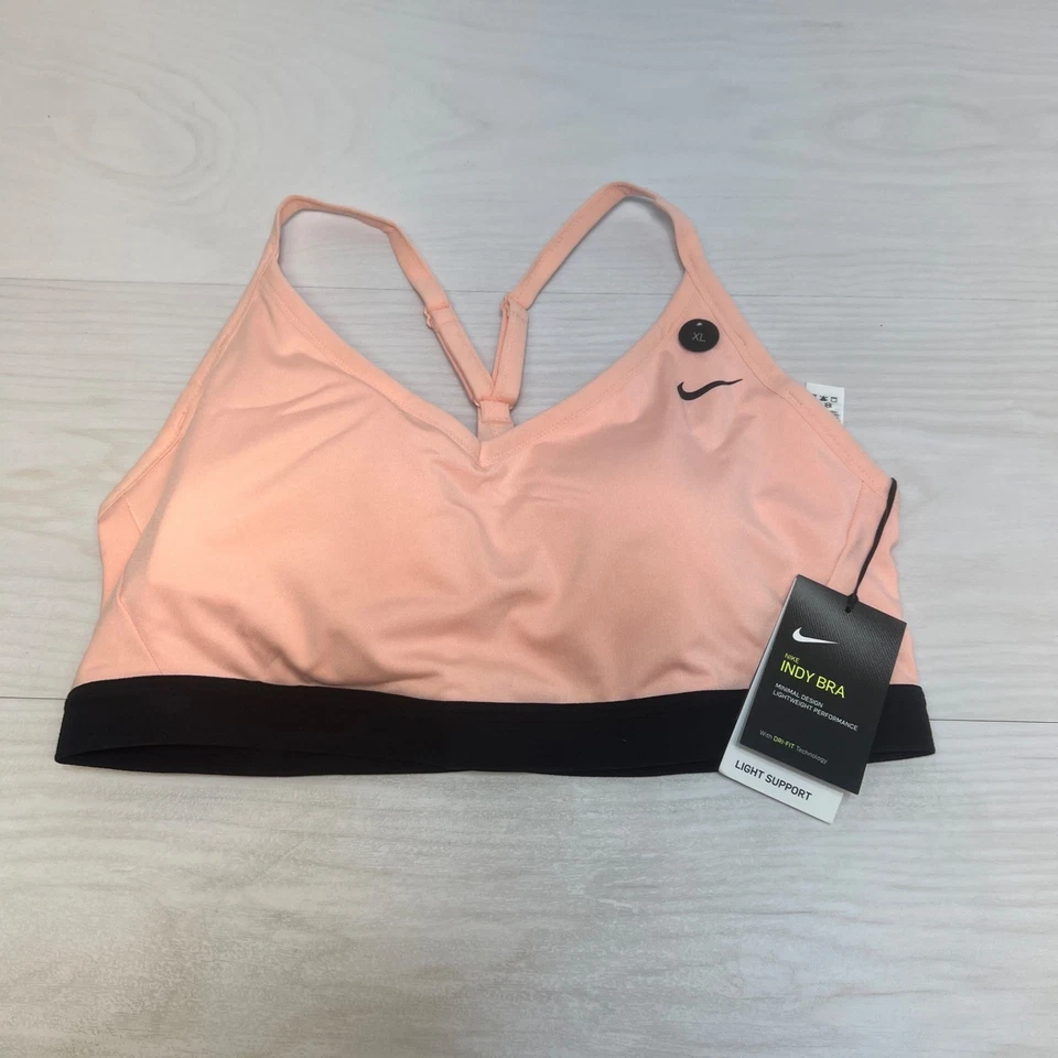 Nike Women's XL Indy Yoga/Pickleball/Tennis Bra-Washed Coral NWT - Image 1 of 4