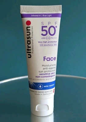 Ultrasun SPF50+ Face Anti-Ageing Moisturiser 25ml NEW & Foil-Sealed FREE POST 💖