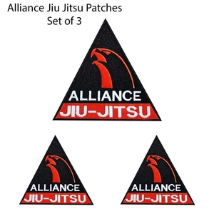 Alliance BJJ Embroidery Patch-3 Pack Martial Arts BJJ Alliance BJJ Gi Patches - Picture 1 of 42