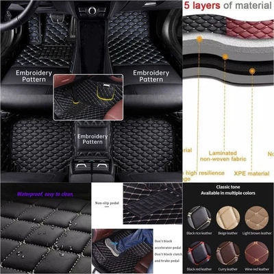 Alfombrillas delanteras y traseras personalizadas para todo tipo de clima impermeables para Jaguar Foto 1 de 4