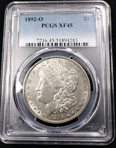 1892 O Morgan Dollar PCGS XF45 - Picture 1 of 5