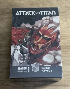 Attack on Titan Season 1 Manga Box Set Vols 1–4 by Hajime Isayama – NEW - Picture 1 of 7