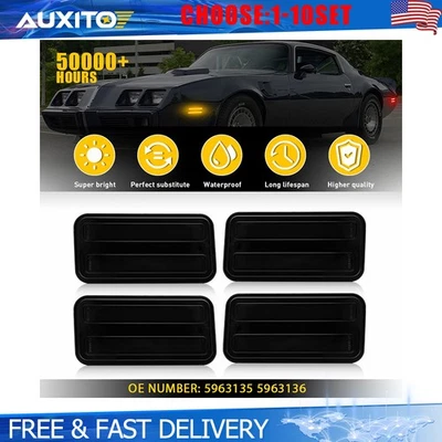 Lámpara marcadora LED ámbar roja para Pontiac Firebird 70-81 Foto 1 de 4